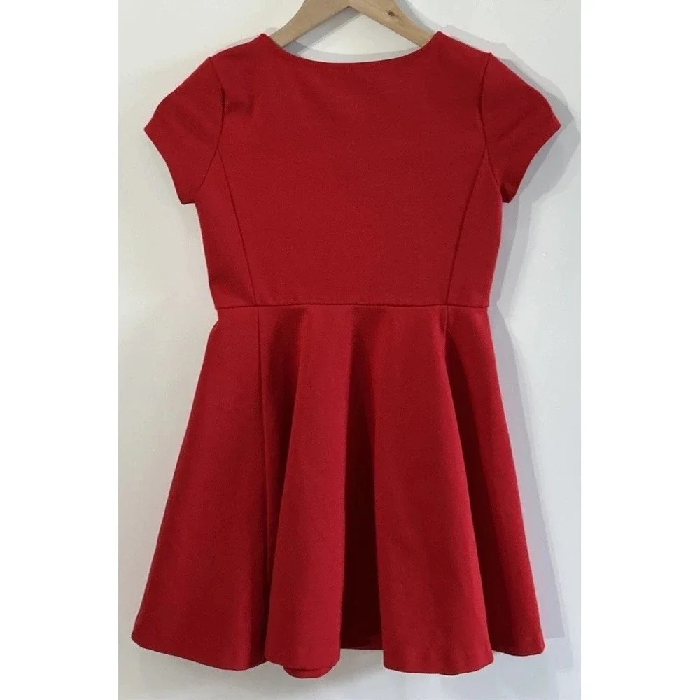 Girls Polo Ralph Lauren fit & flare shortsleeved skater style dress Sz 8-10 Med